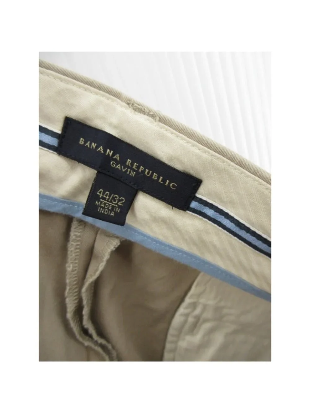 Banana Republic Pants 44X32 Khaki Gavin Chino Straight Loose Y2K NEW
